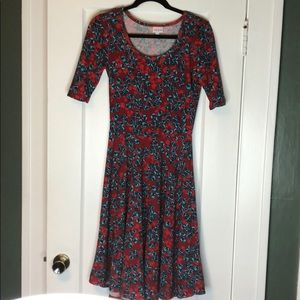 Spring floral print Amelia dress by Lularoe